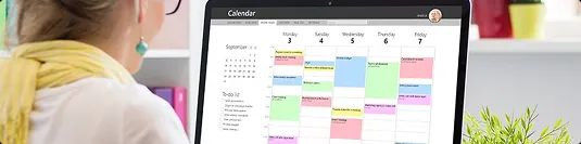 Date computer calendar used to schedule wider pickup and delivery windows