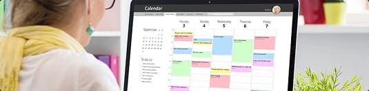 Date computer calendar used to schedule wider pickup and delivery windows