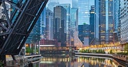 Chicago to New York car shipping chicago to new york expedited car shipping route along downtown river