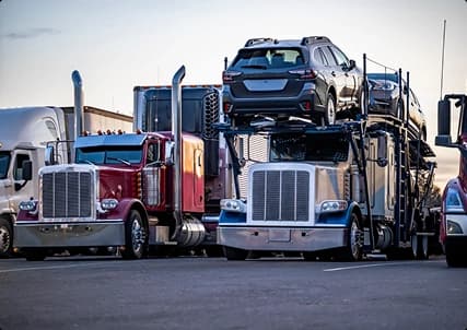 Multi Car Shipping Quote Results Auto Transport multi car shipping quote results showing multiple vehicles loaded on auto transport carriers